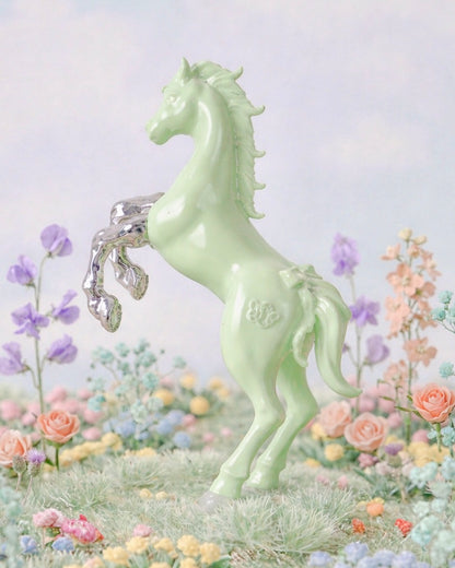 Horse  hoop earring