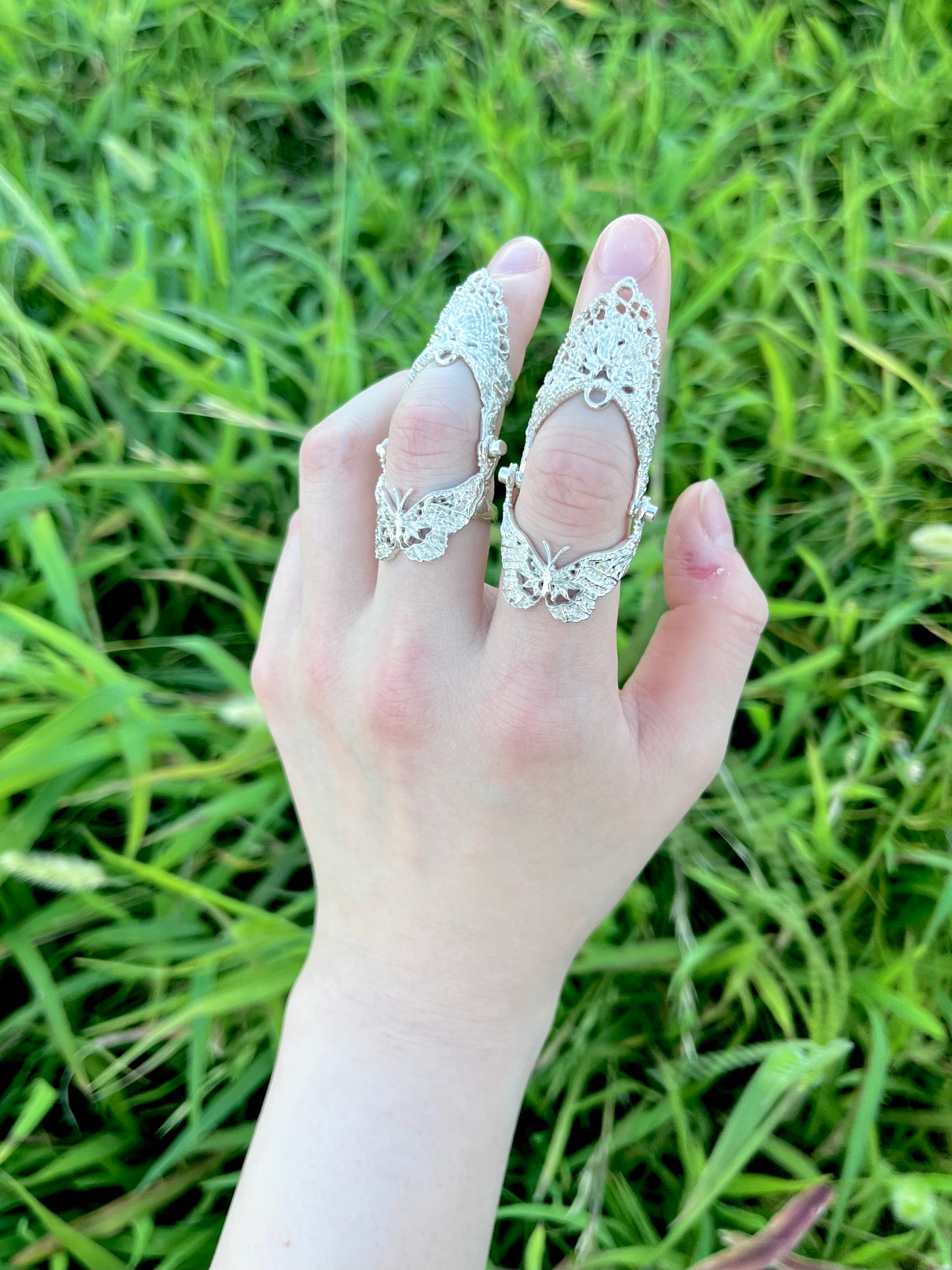 Lace Cast Armor Ring