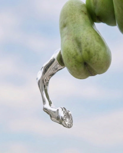 Horse  hoop earring