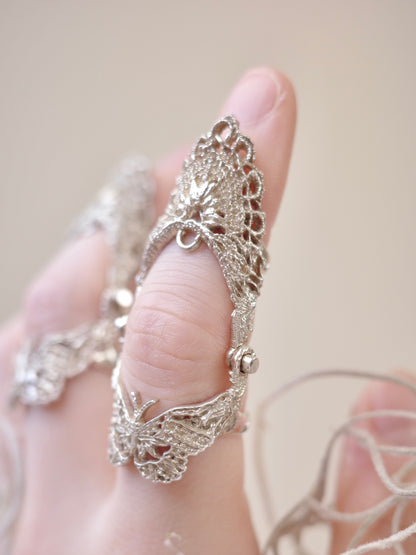 Lace Cast Armor Ring